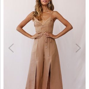 Selfie Leslie Charlie Structured Wide Leg Jumpsuit